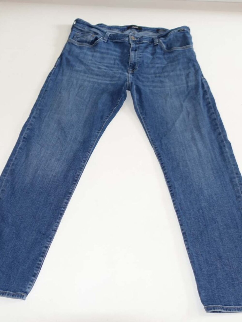 Mavi Men's Zach Straight Leg Jeans Size 38 x 32 Blue Mid Rise Stretch Denim